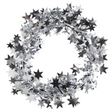 Christmas Star Tinsel Garland - 24.61ft Each 10 Packs | Festive Decor for Christmas Tree & Holiday Scenes