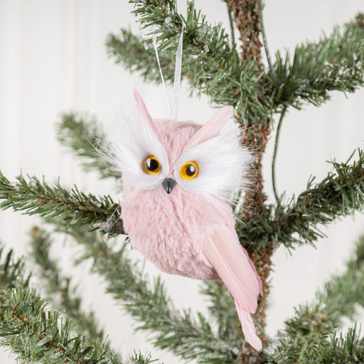 10 Pcs Artificial Foam Christmas Owl Ornaments for Tree Wedding Garden Outdoor Decor