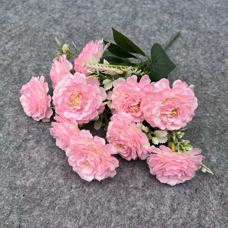Artificial Hibiscus Flowers 11.8 Inch 6 Stems Realistic Silk Faux Hibiscus Blooms for Vase