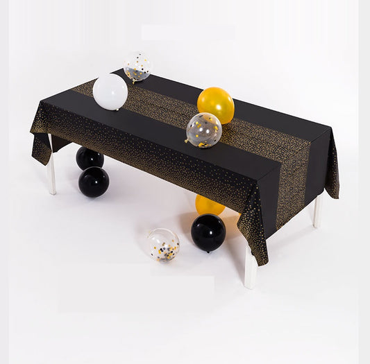 Bulk 2 Pcs Disposable Plastic Table Cover for Wedding Birthday Baby Shower Graduation Engagement Party Decorations Wholesale