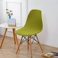 Bulk Elastic Shell Chair Cover Thicken Grid Pattern Dining Chair Covers for Weddings Party Home Decor Wholesale