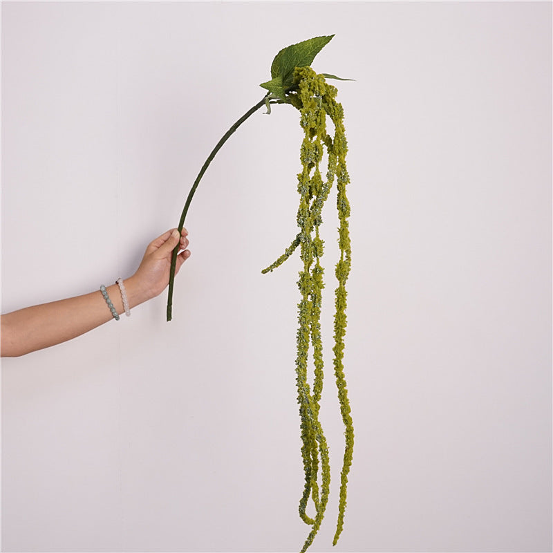 49" Foam Love Tears Garland Vine, Artificial Amaranth Caudatus, Perfect for Wedding Decor, Home Styling, Outdoor Arrangements
