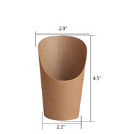 Bulk 200 Pack Disposable Snack Cups for French Fry Cone Sweets for Party Events Weddings Wholesale