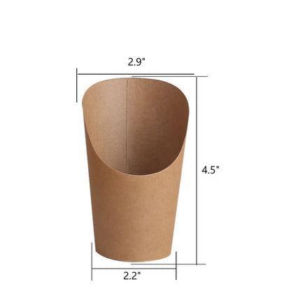 Bulk 200 Pack Disposable Snack Cups for French Fry Cone Sweets for Party Events Weddings Wholesale