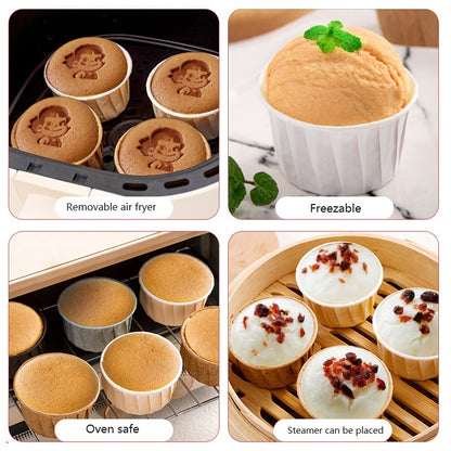 Bulk 100 Pcs Disposable Cake Cup Dessert Container for Wedding Birthday Party Wholesale