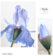 30 Inch Artificial Silk Iris Stem Flower 1 Pc for Christian Flower Arrangements