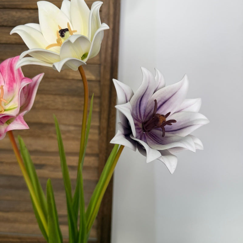 Single Stem Artificial Koloon Flower, 28" Tall, Realistic EVA Material, Perfect for Weddings & Home Decor