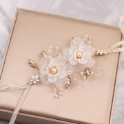 Corsage Bracelet 10 Pcs Artificial Flowers for Wedding Festival Beach Party