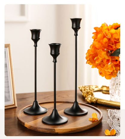 Bulk 3 Pcs Taper Candlestick Holders for Wedding Events Centerpiece Table Decor Wholesale