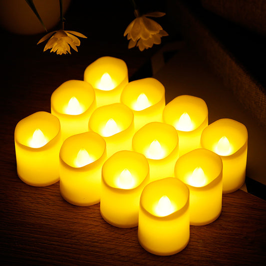 Bulk 24 Pack LED Votive Candles for Wedding Table Festival Decorations Wholesale