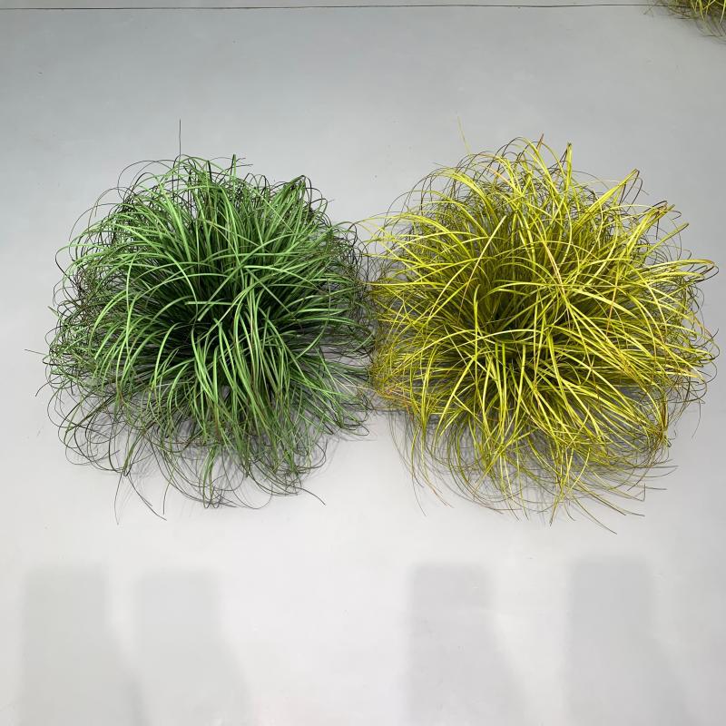 Artificial Cattail Grass Bush, 12" Tall, Plastic, Indoor/Outdoor Decor for Home, Office, Weddings, Events