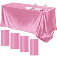 Bulk Satin Tablecloth Table Cover for Rectangular Table Wedding Banquet Events Decor Wholesale