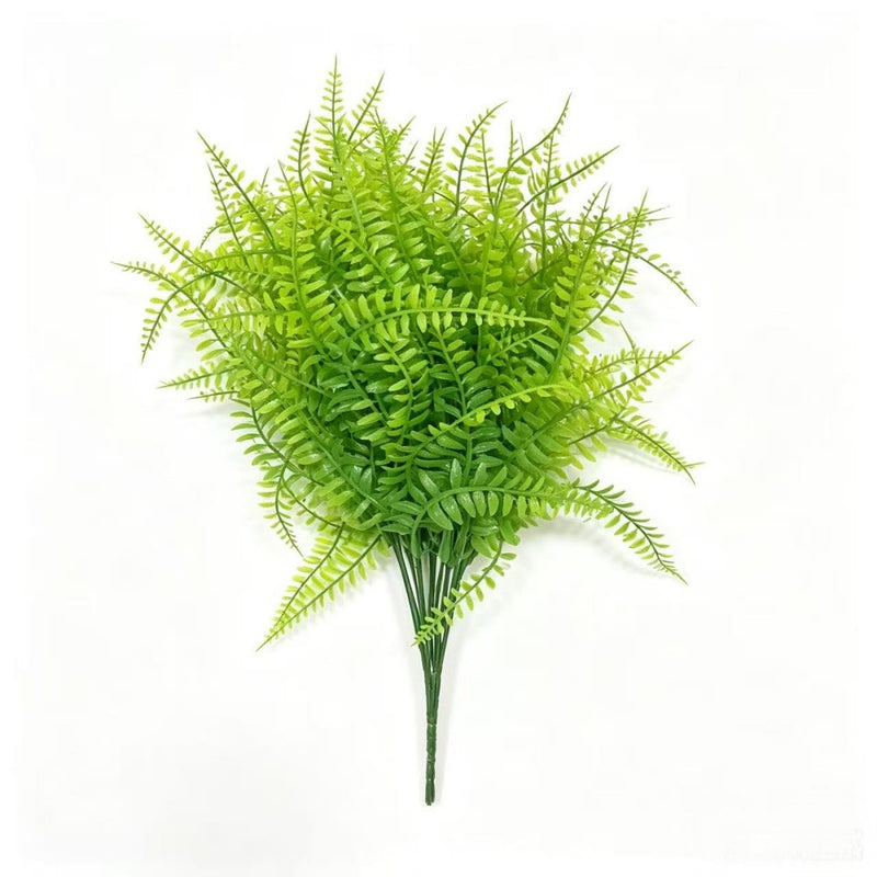 15" Artificial Persian Grass Stems, Set of 10, Realistic Outdoor & Indoor Decor for Weddings, Events, Home & Commercial Spaces