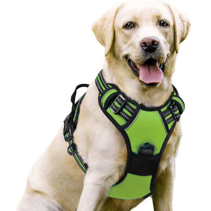 Premium No Pull Dog Harness Oxford Reflective Padding Adjustable Soft Padded Training Walking Hiking Secure Control