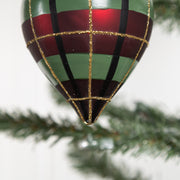Christmas Glass Ball Ornaments 12 Pcs Glitter Painted Drop Balls Holiday Party Decorations