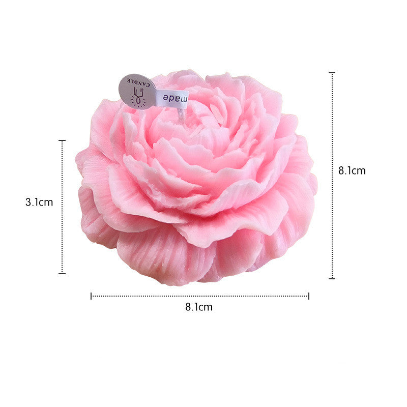 DIY Peony Scented Candle - Valentine's Day Decor & Gift | Floral Home Decor