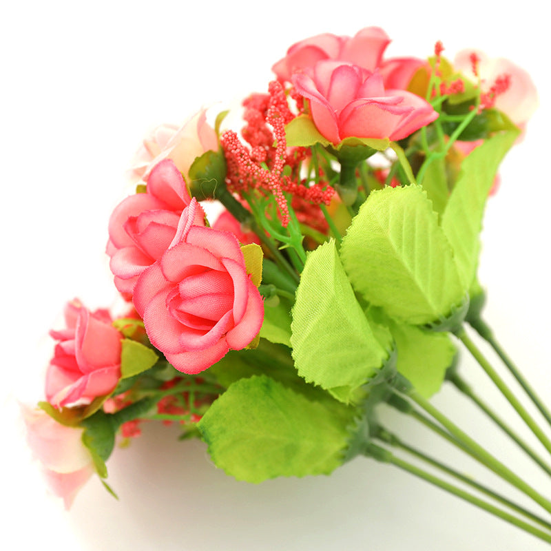 8 Inch Silk Peony Bush Artificial Flowers Bouquet - Bulk Wholesale Quantity