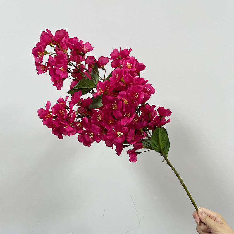 Artificial Begonia Bush, 29" Realistic Silk Floral Arrangement for Home Decor, Weddings & Events, Modern Stems for DIY Centerpieces & Vases