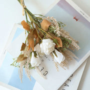 Artificial Roses 50 Pcs Bulk Fake Flowers Wedding Home Decoration Silk 12 Inch
