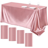 Bulk Satin Tablecloth Table Cover for Rectangular Table Wedding Banquet Events Decor Wholesale