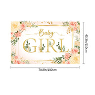 Bulk Baby Shower Backdrop Banner Decorations for Boys Girls Baby Shower Party Supplies Decor Wholesale