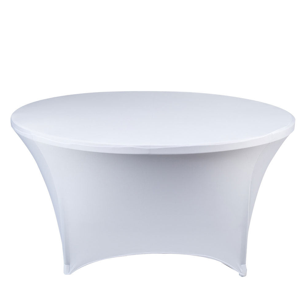 Bulk 10 Pcs Round Tablecloths Spandex Stretchable Table Cloth Wholesale