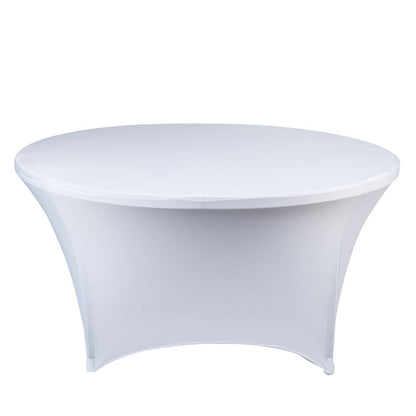 Bulk 10 Pcs Round Tablecloths Spandex Stretchable Table Cloth Wholesale