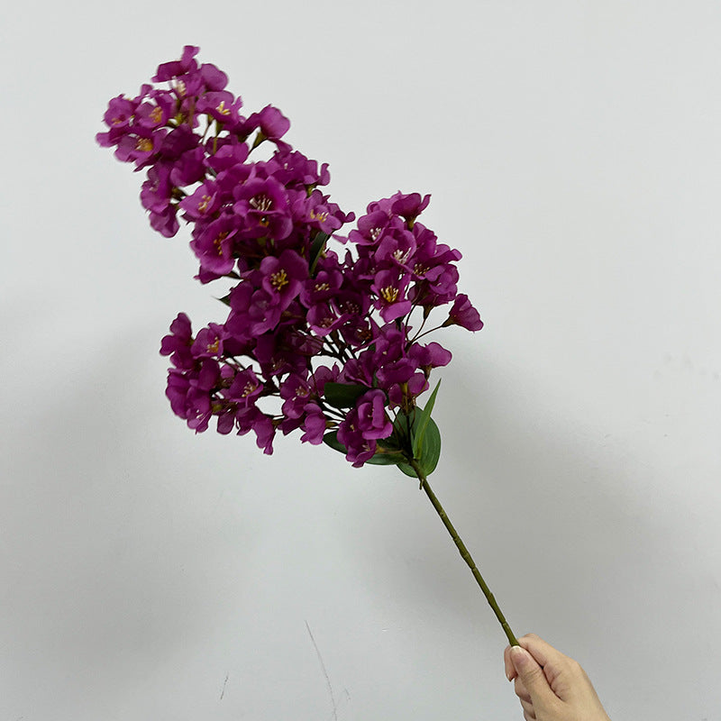 Artificial Begonia Bush, 29" Realistic Silk Floral Arrangement for Home Decor, Weddings & Events, Modern Stems for DIY Centerpieces & Vases