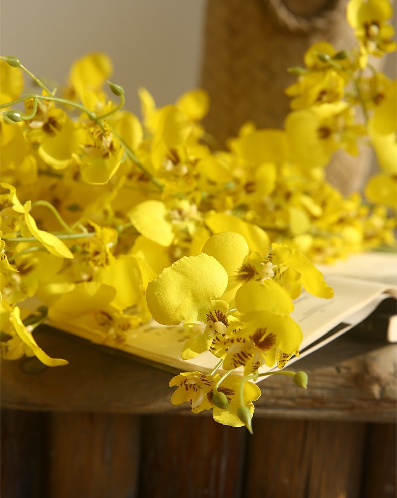34 Inch Dancing Lady Orchid Artificial Flowers Long Stem Bulk Wholesale