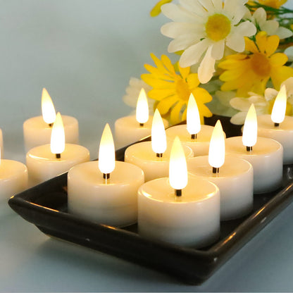 LED Flickering Flameless Candles - Wedding/Outdoor Patio/Christmas Halloween Decor