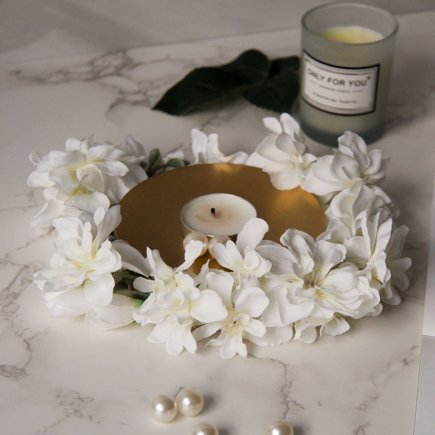 Premium 2 Pack Iron Candle Holders Heavy-Duty Wedding Banquet Decor Rustproof Metal Plate for LED Wax Candles & Spa Table Settings