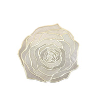 Bulk 2Pcs Irregularity Placemat Heat-Resistant PVC Placemat 15 inch Non-Slip Table Mats Wholesale