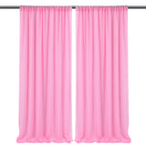 Bulk 2 PCS Chiffon Voile Backdrop Curtain 5FTx7FT Panels Fabric Drapes for Wedding Baby Shower Stage Decorations Wholesale