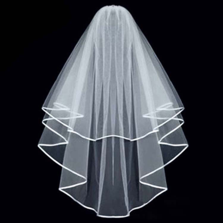 Bulk 2-Tier Wedding Veil 2025 French Tulle Cathedral Length Antique Comb for Boho Elopements & Editorial Photography Wholesale
