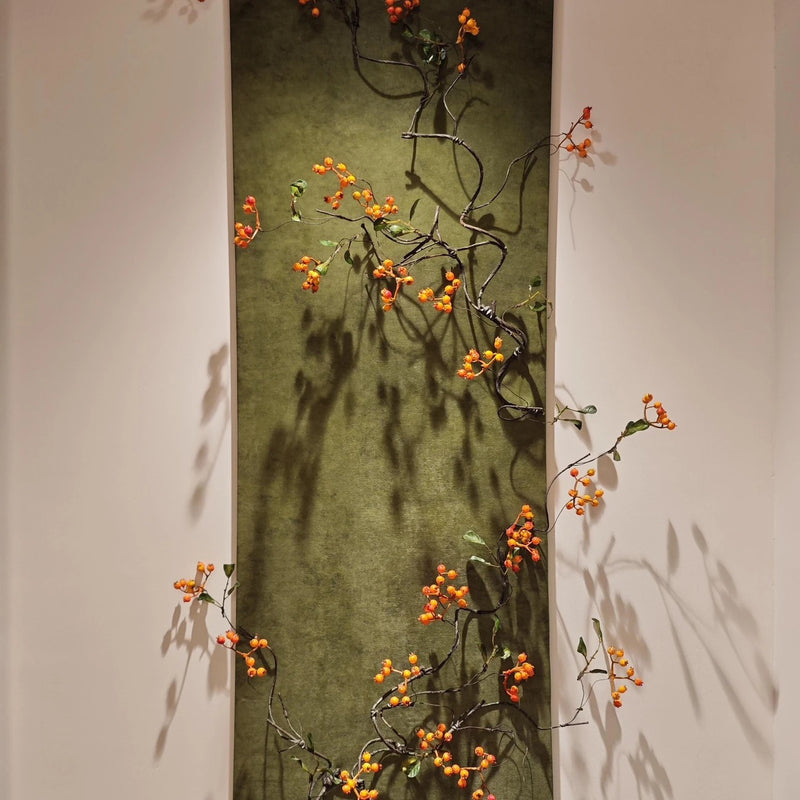 Artificial Mountain Yam Vine Garland, 51-Inch Long, Foam Material, Perfect for Home Decor, Wedding, and Event Styling