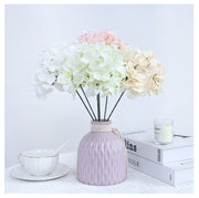 26-Color Silk Hydrangeas Artificial Flowers with Detachable Stems for DIY Floral Arrangements