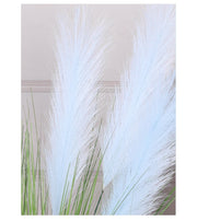 33 Inch Artificial Reed Grass 10 Pcs Faux Pampas Grass Bulk Outdoor Plants