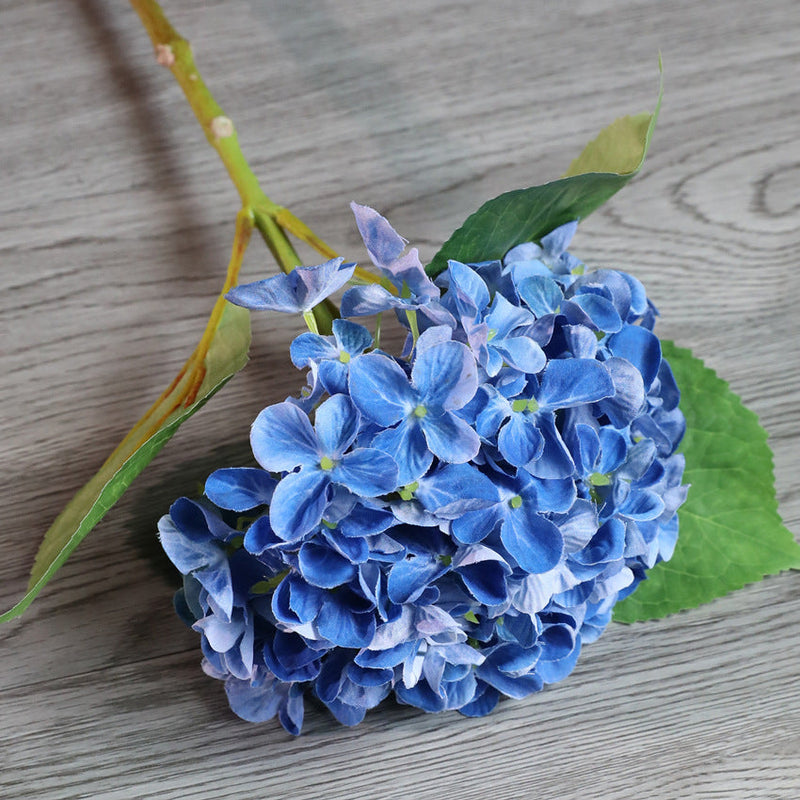 18 Inch Silk Hydrangea Flowers Bouquet, 10 Pcs Artificial Hydrangea Stems for Bulk Wholesale