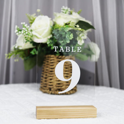 Bulk 10PCS Wood Card Holders 2025 Natural Wood Table Number Stands Non Slip Base for Wedding Reception Anniversary Party Decor Wholesale