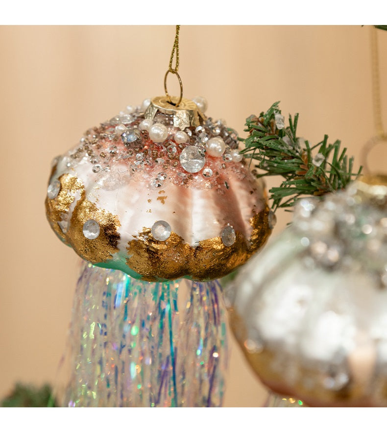 Artificial Jellyfish Hanging Ornaments 10 Pcs Bulk Christmas Decorations