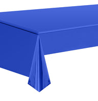 Bulk 5 Pcs Aluminum Foil Rectangle Tablecloth Metallic Waterproof Table Cover for Birthday Wedding Baby Shower Anniversary Party Decorations Wholesale