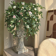 20 Inch Artificial Rose Rattan Hanging Flower Garland, 1 Pc