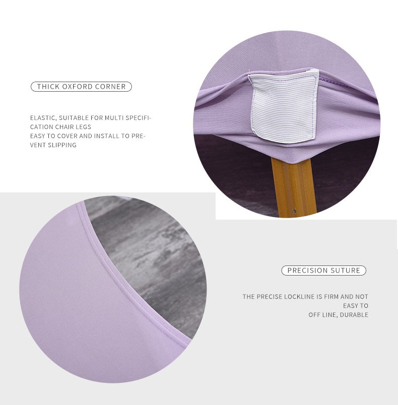 Bulk 2 PCS Stretch Spandex Chair Covers for Wedding Party Home Dining Decor Wholesale