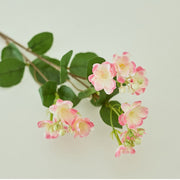 24 Inch Artificial Silk Jasmine Branches Stems with Leaves, 10 Pcs Bulk Pack