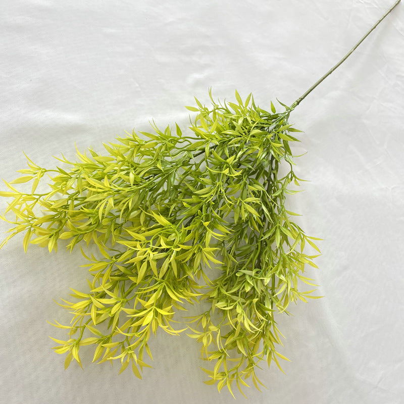 Single Stem Long Star Grass Artificial Plant, 32" Tall, Realistic Plastic Foliage for Weddings, Home Decor, and Commercial Spaces