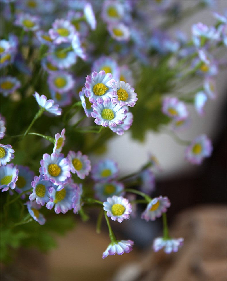 21 Inch Artificial Chamomile Flower Stems Bulk 10 Pcs Silk Wholesale