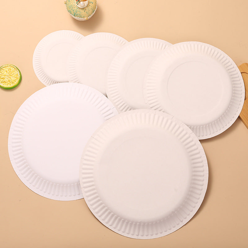 Bulk 20 Pcs Disposable Paper Plates Wholesale