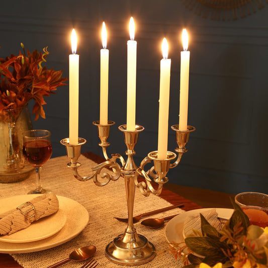 Bulk Vintage Taper Candle Holders Candlestick for Weddings Church Halloween Christmas Formal Events Restaurant Dining Table Decor Wholesale