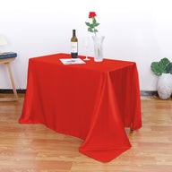 Satin Tablecloth for Weddings & Banquets - Elegant Decoration for Home Dining Room (57" x 102")