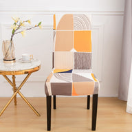 Bulk 2 Pcs Printed Stretch Dining Chair Covers Removable Washable Chair Slipcover For Hotel Home Kitchen Decoration Wholesale